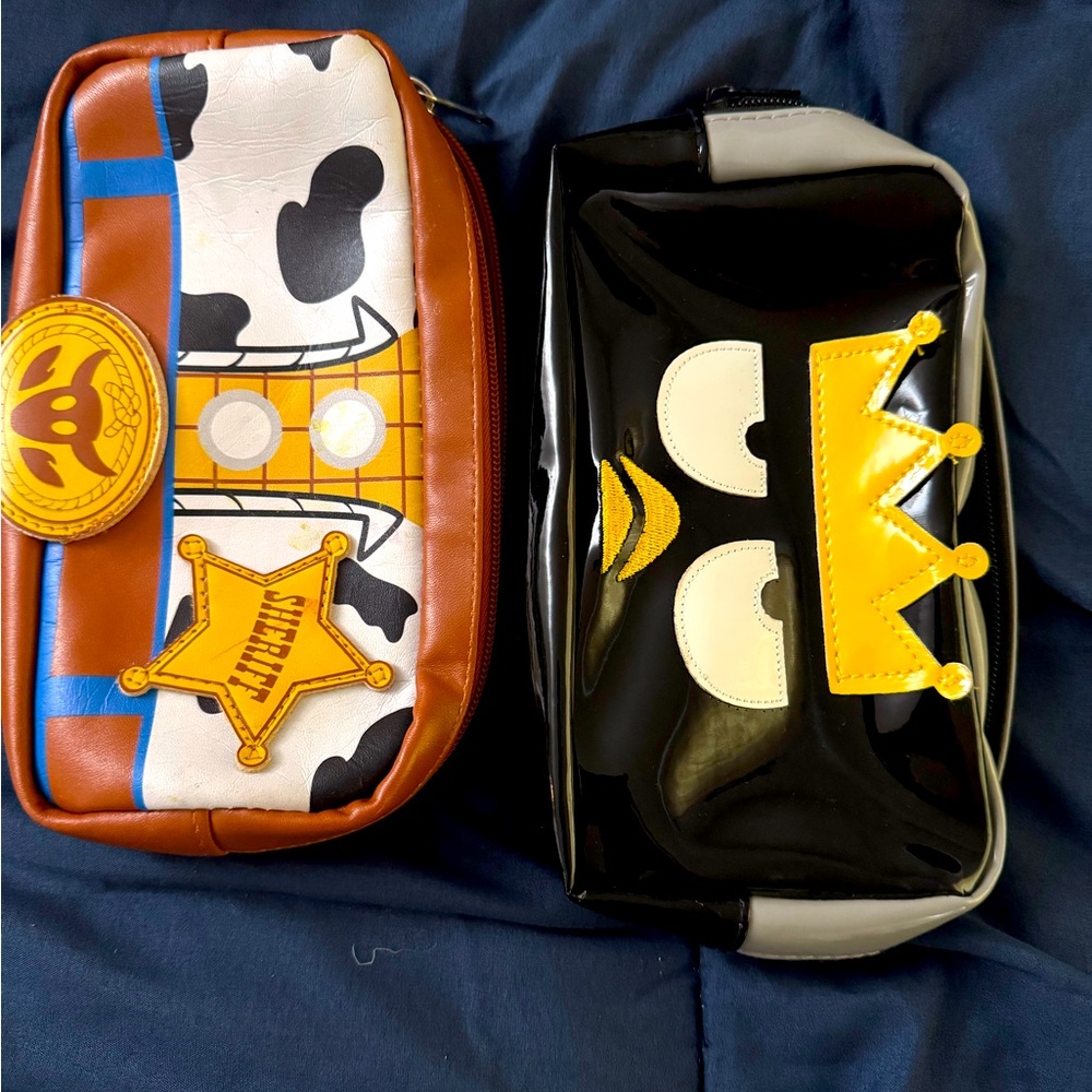 Kids Cartoon Character Pencil Cases - Brown and Black